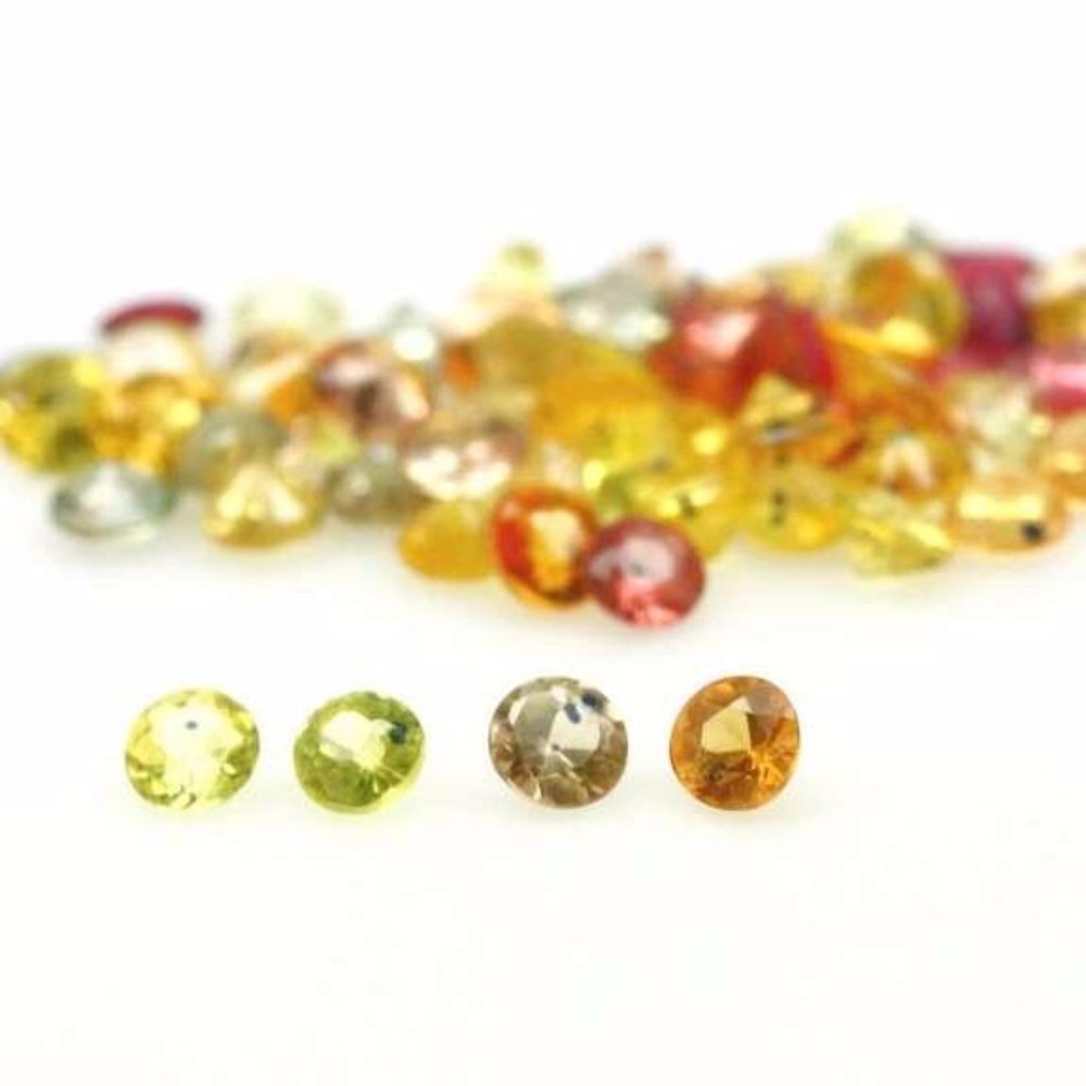 Sapphires in fall shades
